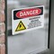 Signmission Hazardous Voltage Contact May Danger Sign, Vinyl Decal, 14in W x 10in L, 2PK OS-2PACK-DS-D-1014-L-2188 - alternate 6